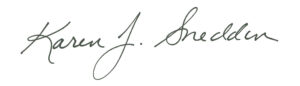 Karen Sneddon signature