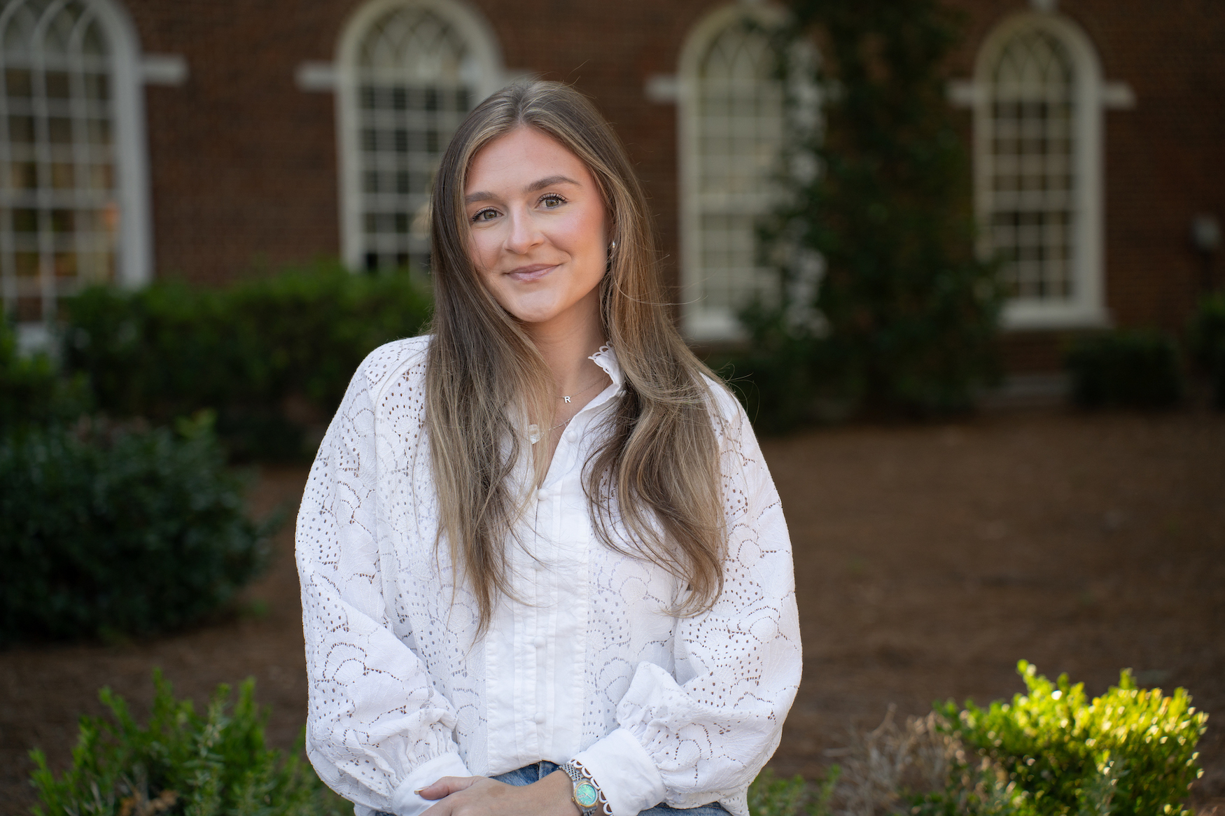 Portrait of Michaela Manley outside