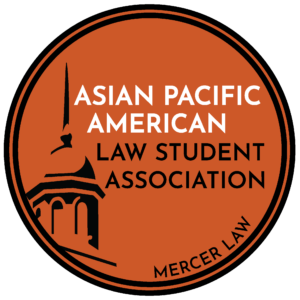 APALSA Logo with orange background and image of the law school tower