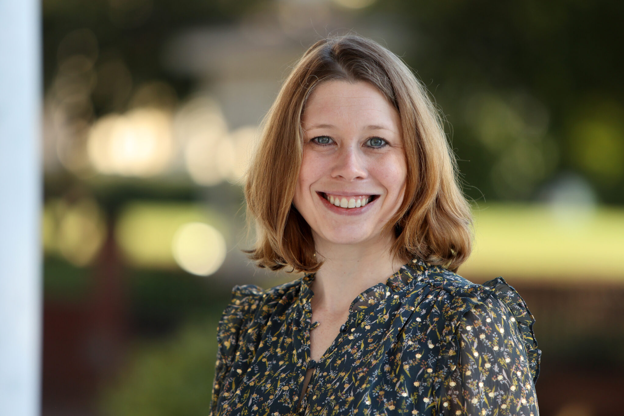 Woman standing outside